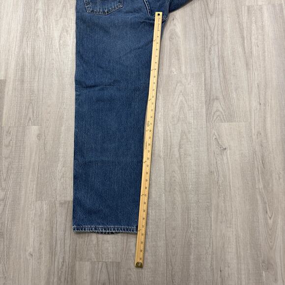 Vintage Dickies Jeans Men's 36x32 Blue Faded Denim Workwear Work 90s Grunge - Picture 7 of 8